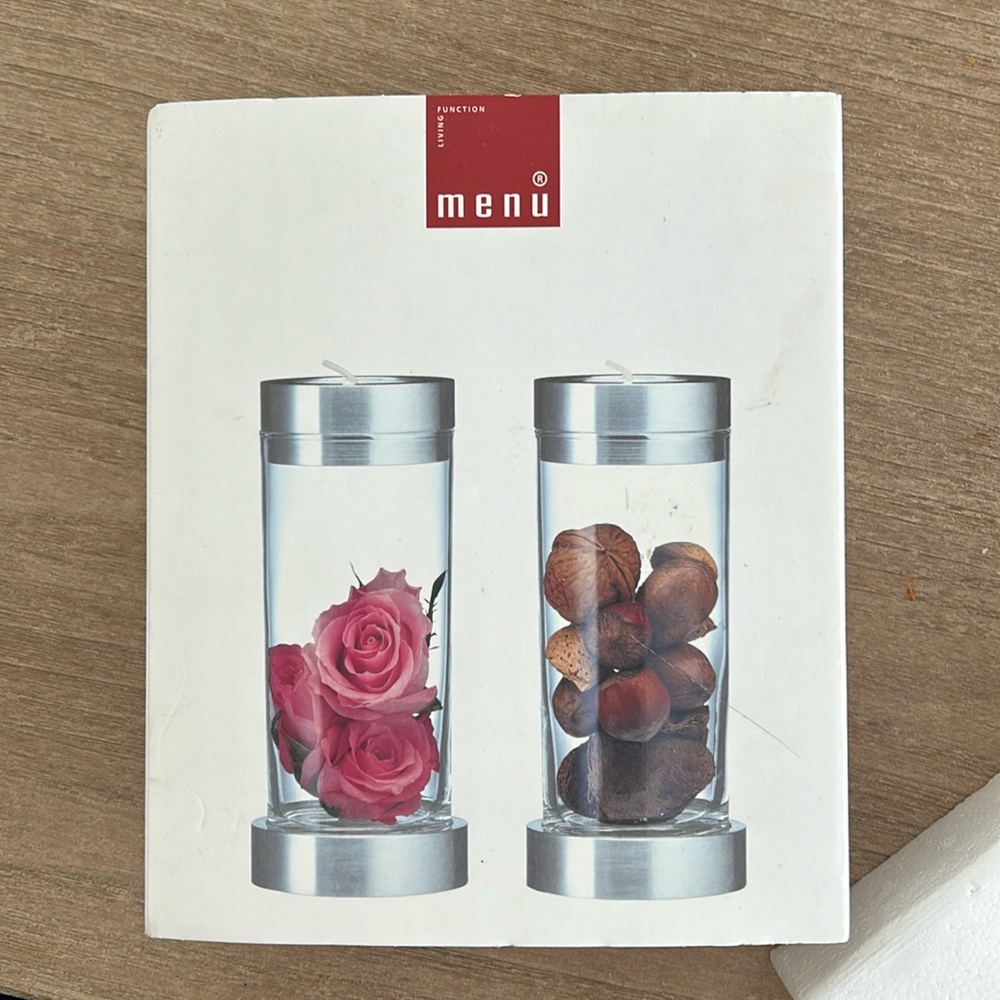 Set 2 candlesticks that can be filled!